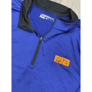 Nike Dri Fit Long Sleeve‎ 1/4 Zip Shirt Men's Size XL Embroidered
